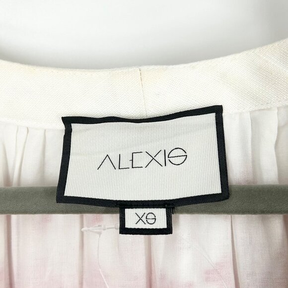 Alexis Wylla Embroidered Linen Blend Boho Maxi Dress - Picture 6 of 14